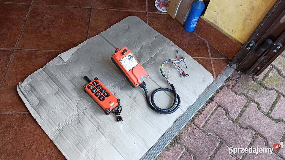 Sterowanie Radiowe Wciągarka Leśna Pilot Ciągnik nieuszkodzony