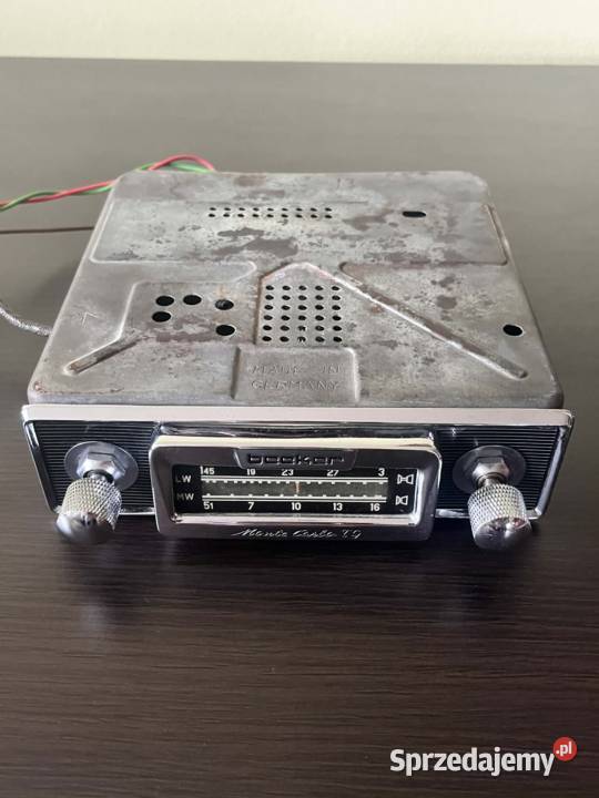 1959 Becker Monte Carlo TG radio samochodowe lubelskie Lublin