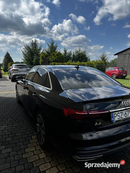 Audi A4 B9 35 TFSI MHEV 2022 S tronic Polski ogranicznik prędkości Samochody osobowe Rybnik