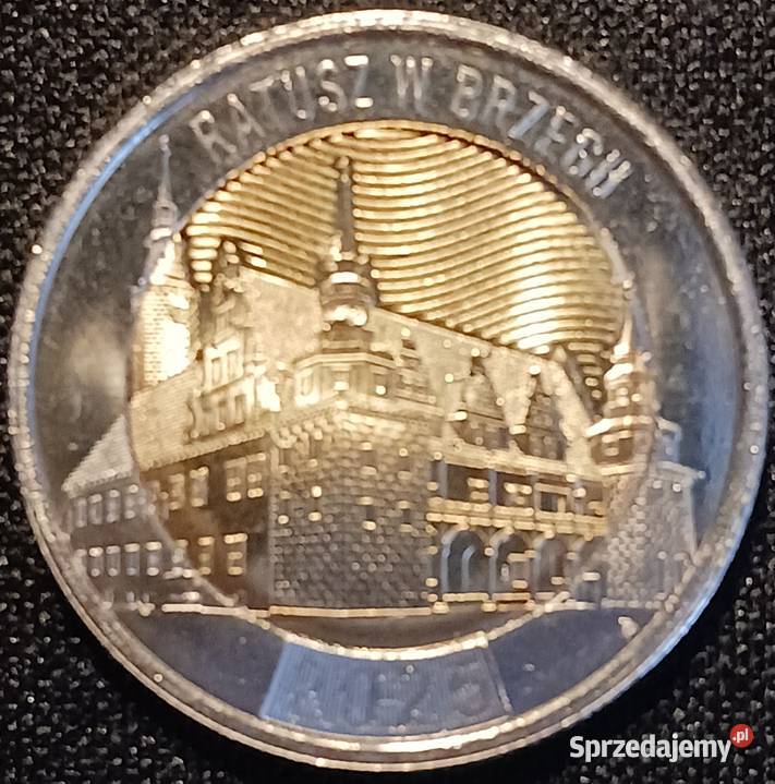5 złotych Ratusz w Brzegu 2025 r Mennicze Konin