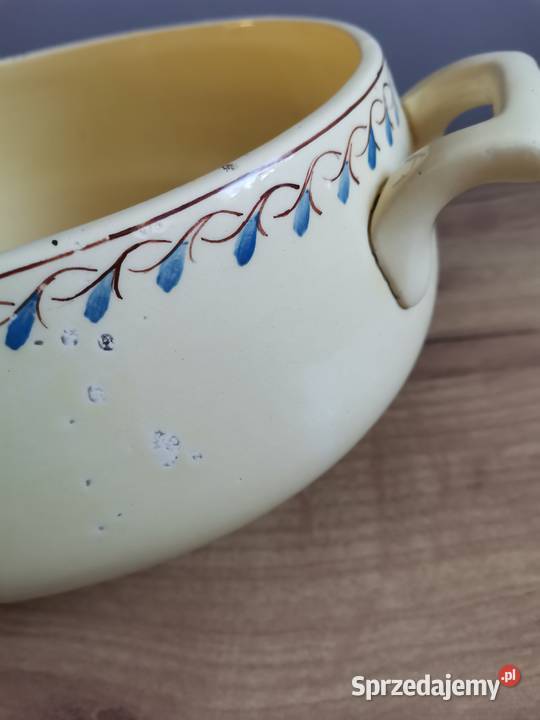 Stara waza fajans Włocławek design PRL 1950