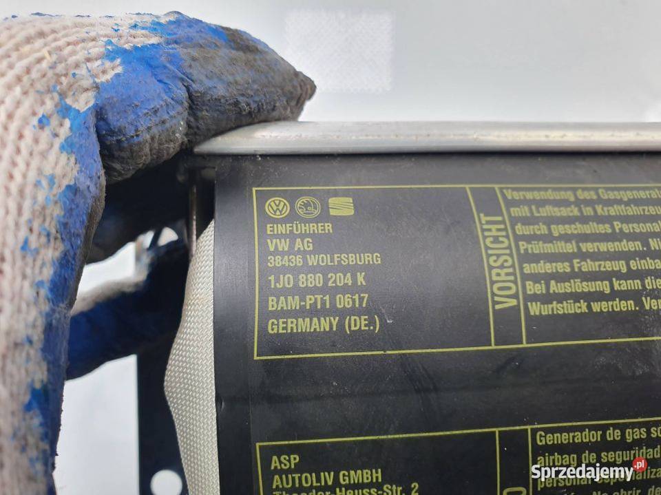PODUSZKA AIRBAG SEAT TOLEDO 1J0880204K kujawsko-pomorskie Lipno