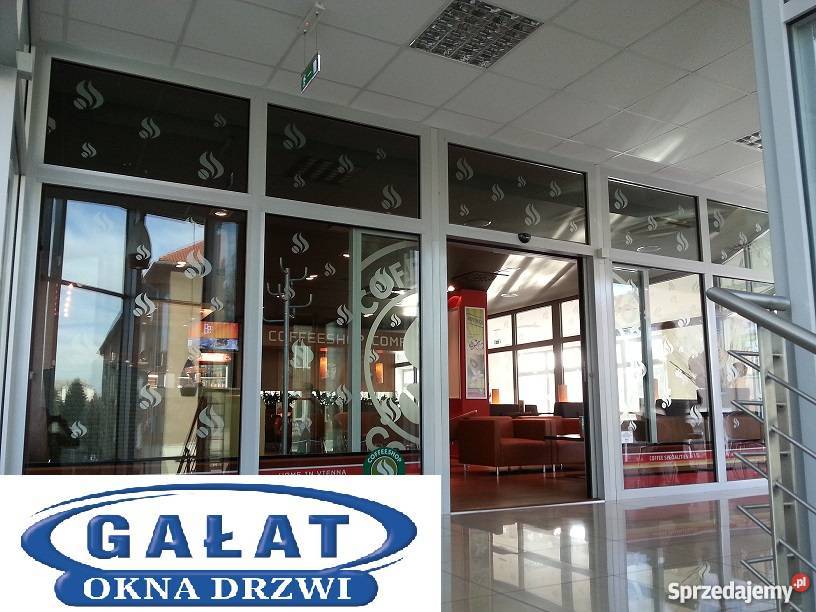 DRZWI AUTOMATYCZNE ALUMINIOWE SKLEPOWE PRZESUWNE Nowy Sącz sprzedam