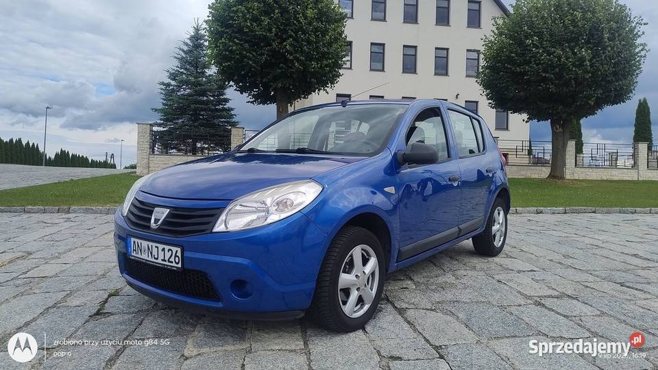 DACIA SANDERO 2009 BENZYNA ALU KLIMA CD OKAZJA Myślenice