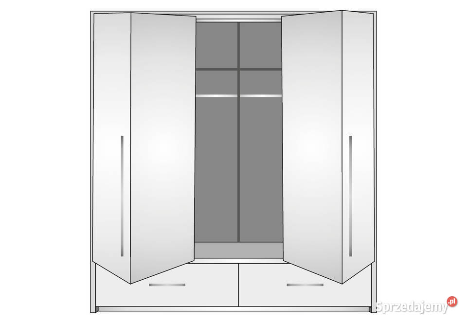 Szafa TOLEDO 210 Darmowa dostawa Wieruszów