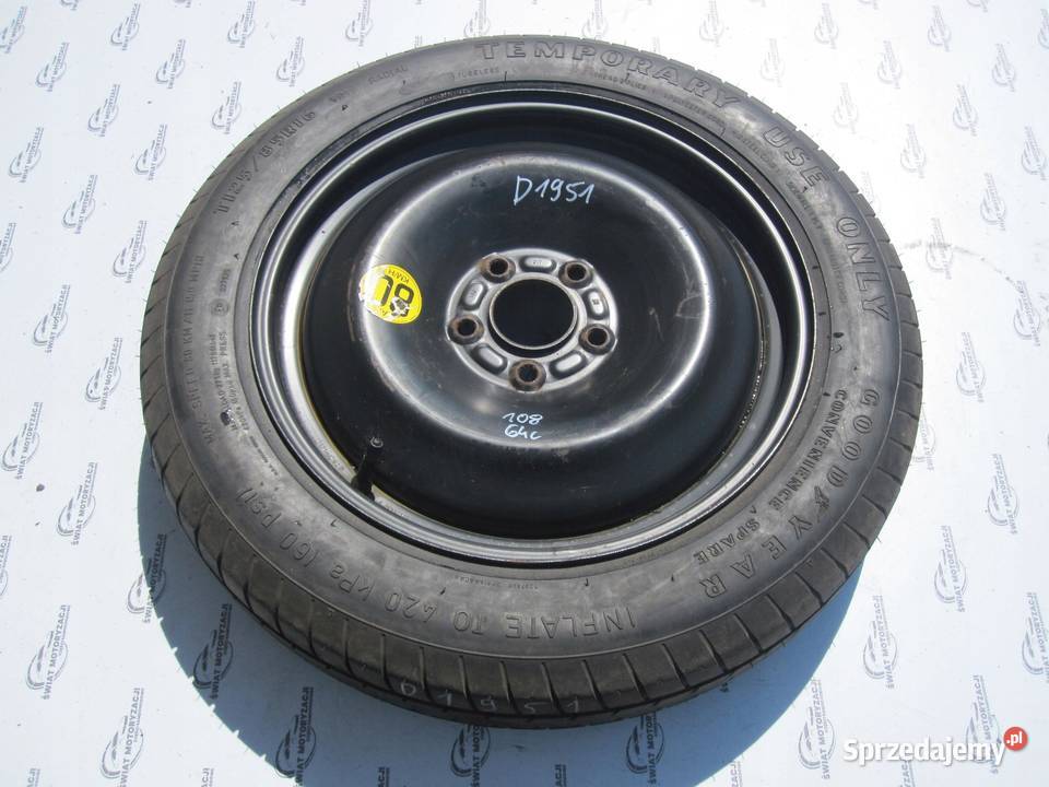 FORD VOLVO koło dojazdowe 1258516 99M 5x108 sprzedam