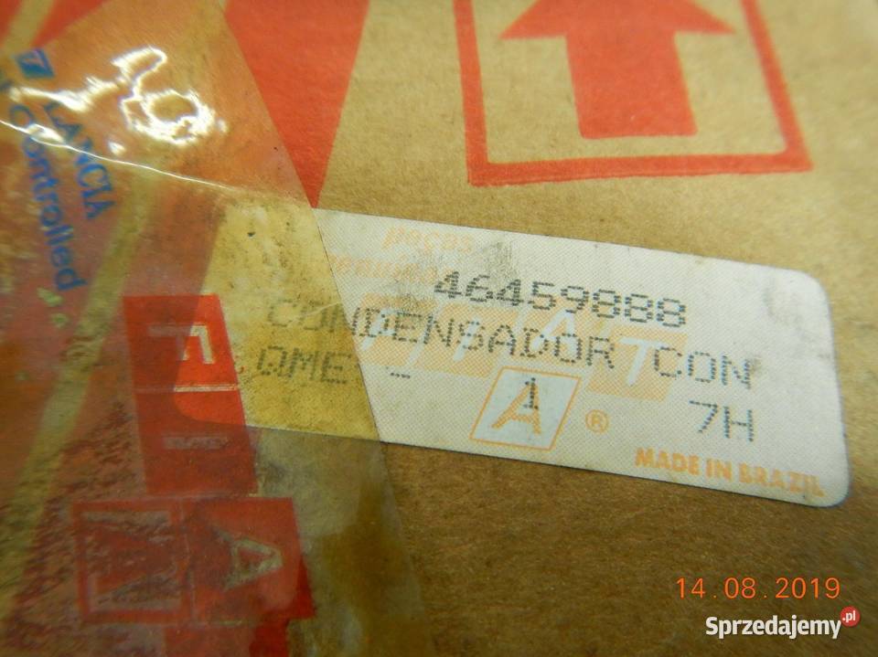 CHŁODNICA KLIMATYZACJI FIAT PALIO SIENA ASO Chłodnice powietrza (intercoolery) Motoryzacja