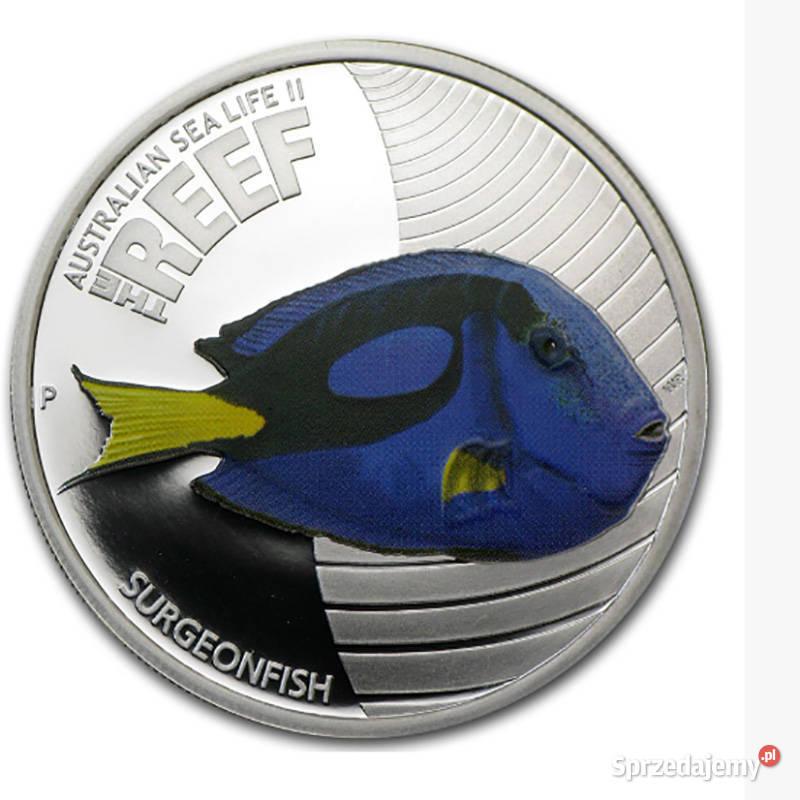 Ryba Pokolec Srebrna moneta kolekcjonerska z Warszawa sprzedam