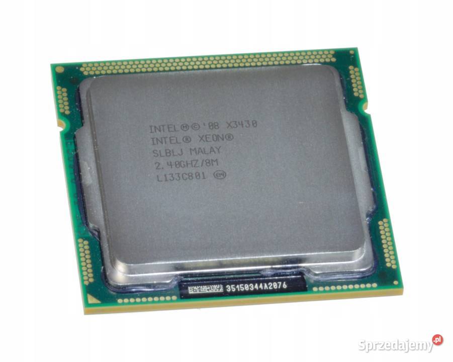 Procesor Intel Xeon X3430 SLBLJ 4c4t 2428 GHz Xeon Warszawa