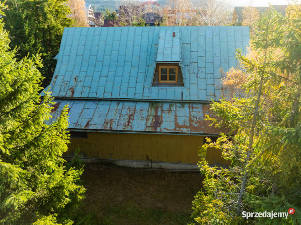 Dom w Zakopanem z projektem przebudowy wolnostojący Sprzedaż małopolskie