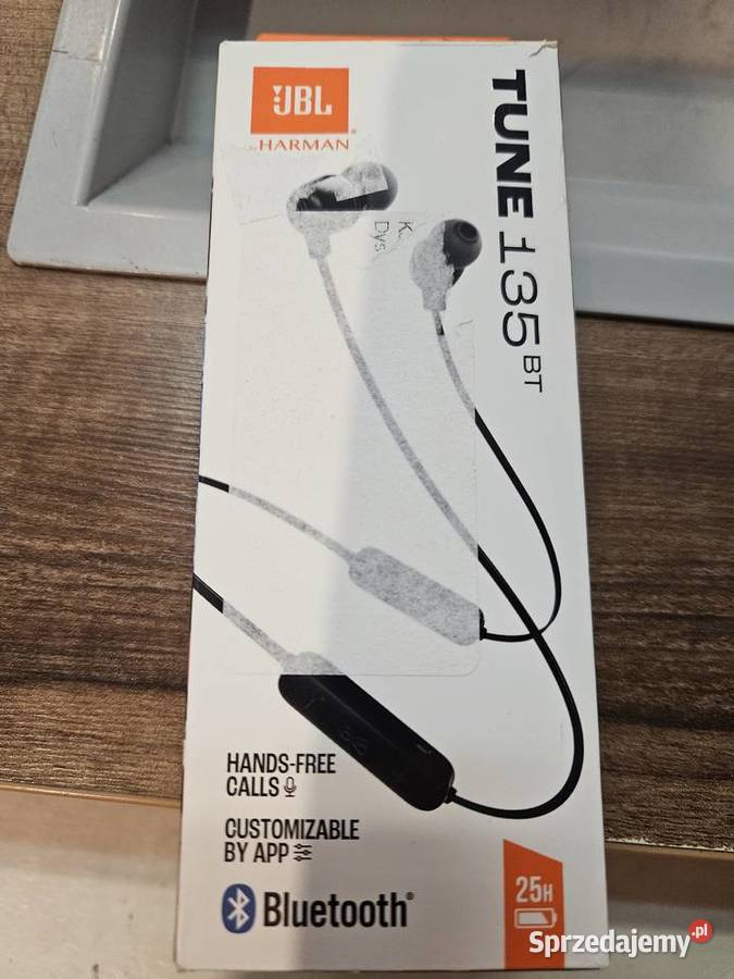 Słuchawki bezprzewodowe JBL Tune 135 BT Czarne Słuchawki i głośniki Katowice sprzedam