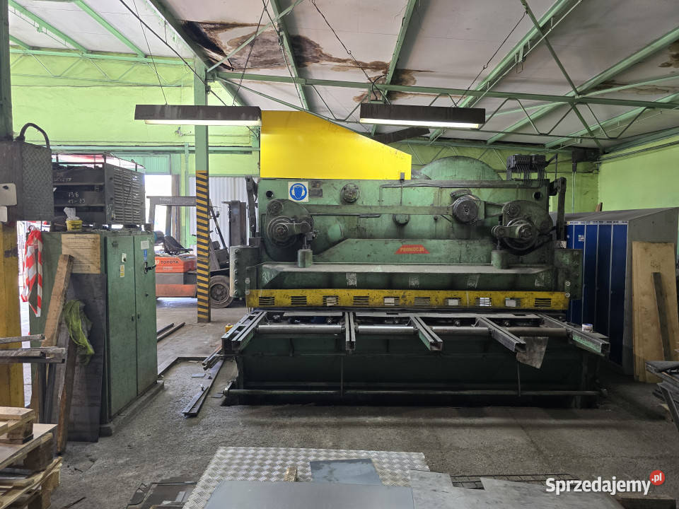 Nożyce gilotynowe gilotyna hydrauliczna do blach Rok produkcji 1985 Biskupice