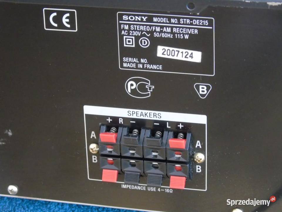 Amplituner Sony STRDE215 RDS sprawny WYSYŁKA Jasło sprzedam