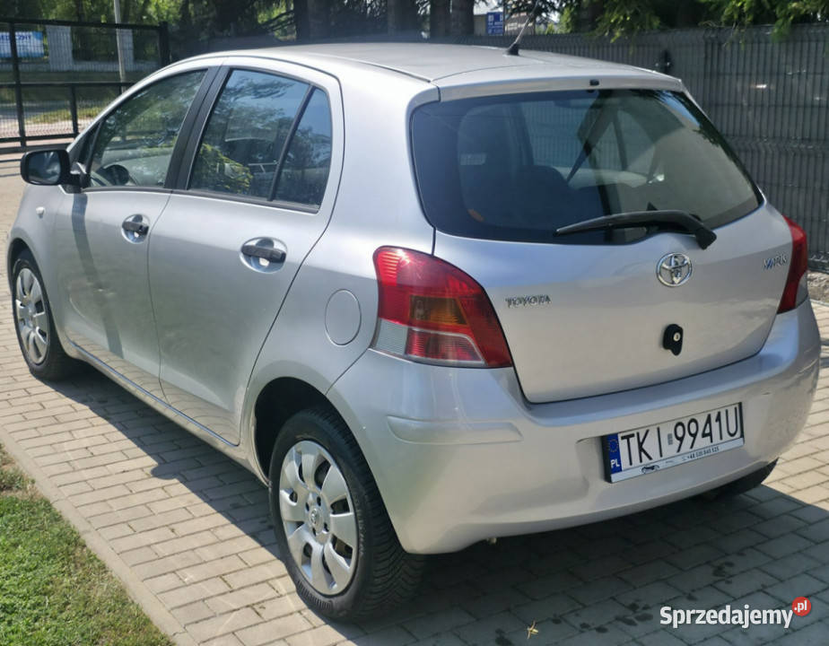 Toyota Yaris 133 Benzyna Serwisowany Gwarancja centralny zamek Piekoszów