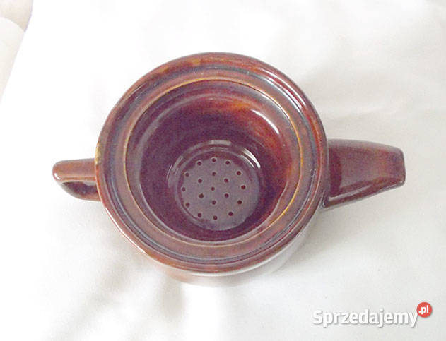prl dzbanek do herbaty prl czajniczek prl brązowy Szczecin sprzedam