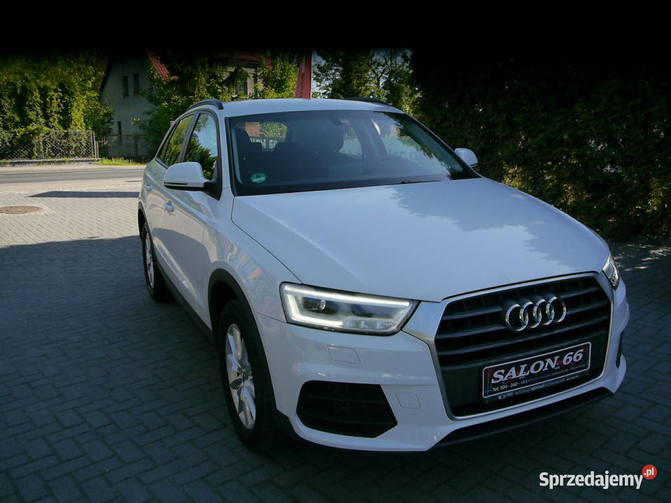 Audi Q3 14b 100 LED Stan Idealny bezwypadkowy z VAT marża Częstochowa