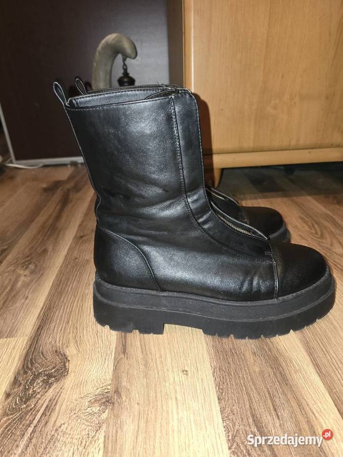 Czarne workery damskie 39 About you Kozaki Sosnowiec