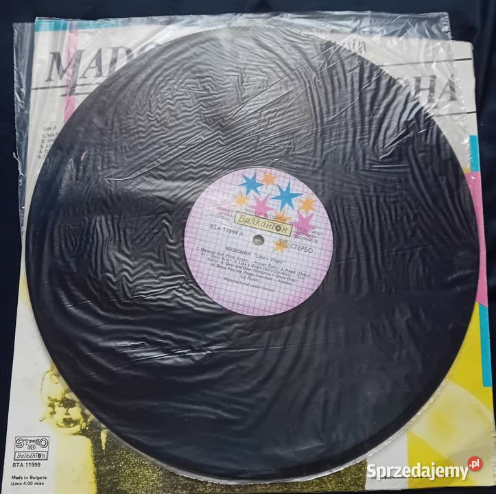 LP Madonna Like a Virgin Balkanton 1986 r pop Koźminek