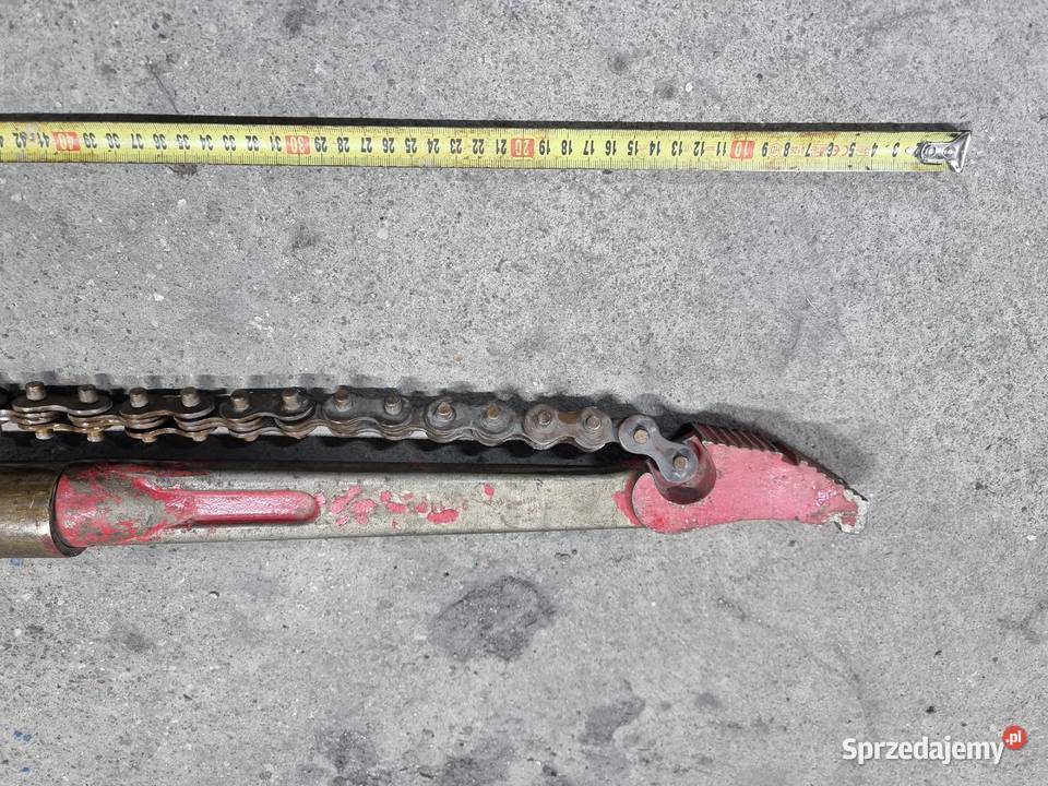 Klucz lancuchowy do rur masywny 1do 12 hartowany wielkopolskie