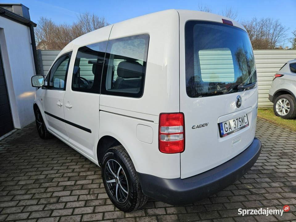 Volkswagen Caddy 20 MPi 109 benzyna NOWY GAZ LPG czujnik deszczu Gdynia