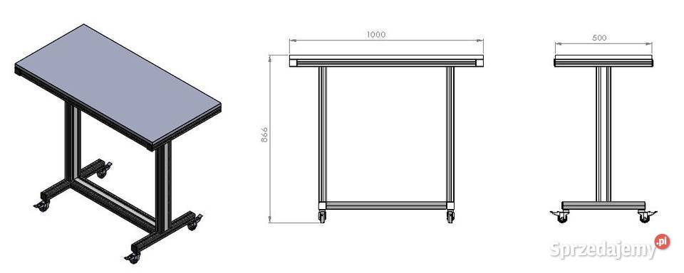 Stolik 100x50 Wieleń