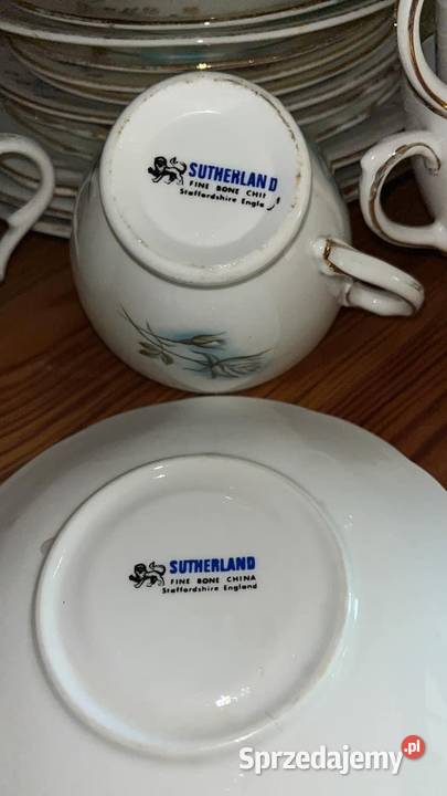 Filiżanka Sutherland Staffordshire Engle England Porcelana i szkło pomorskie