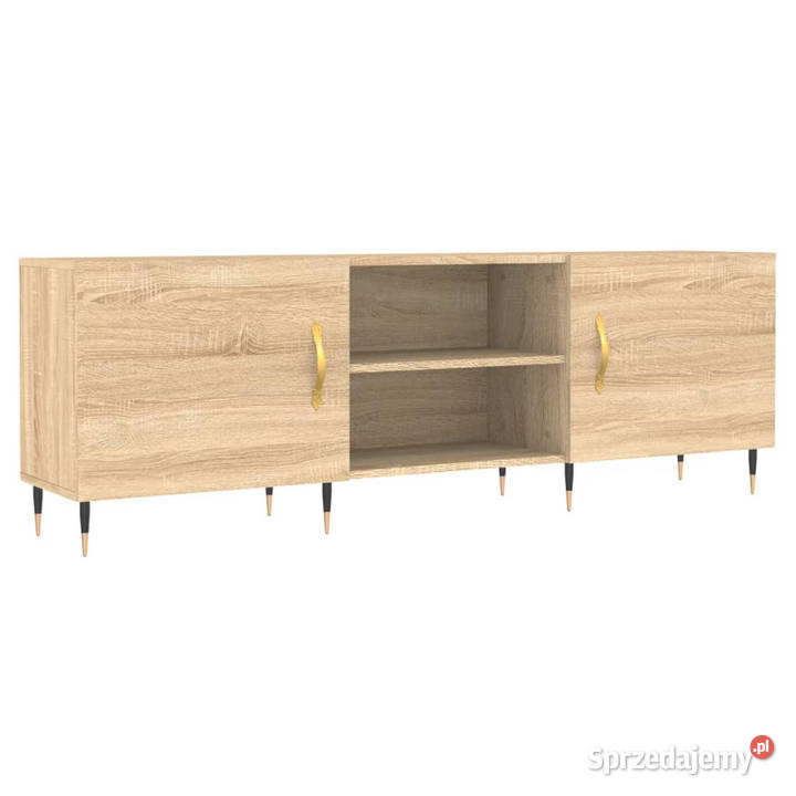 Szafka TV dąb sonoma 150x30x50 materiał