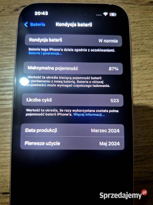 IPhone 15 128gb różowy