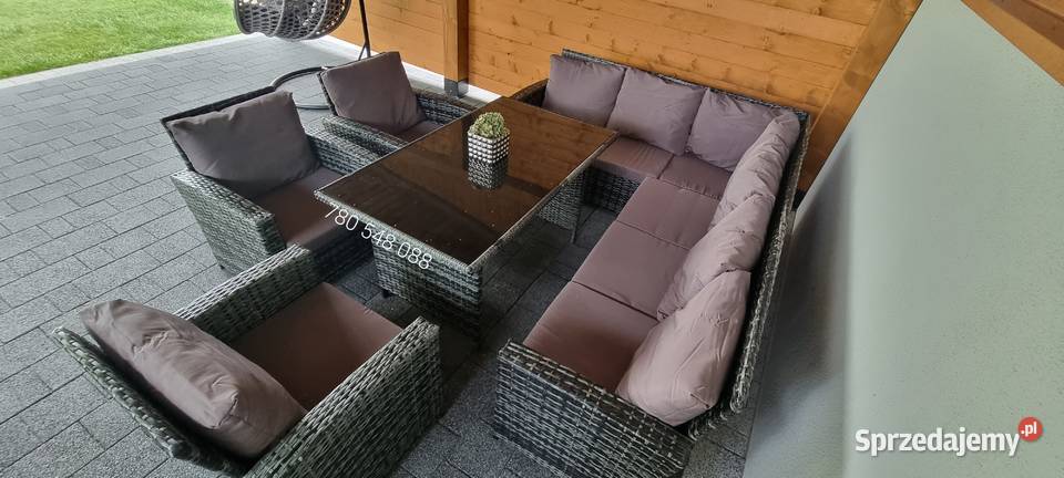 NOWY zestaw meble ogrodowe 10 osobowe narożnik Kraków