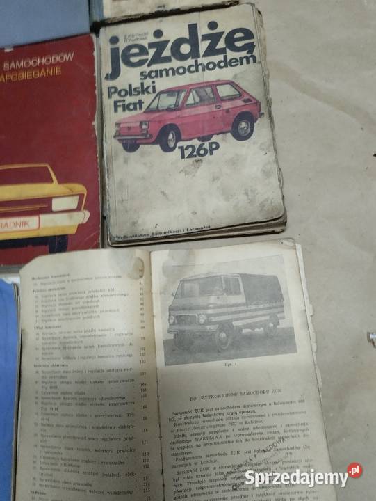 Książki samochodowe świętokrzyskie