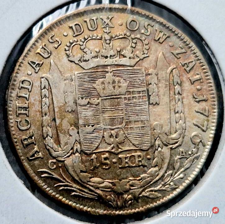 15 krajcarów Oświęcim 1776 CA śląskie Sosnowiec