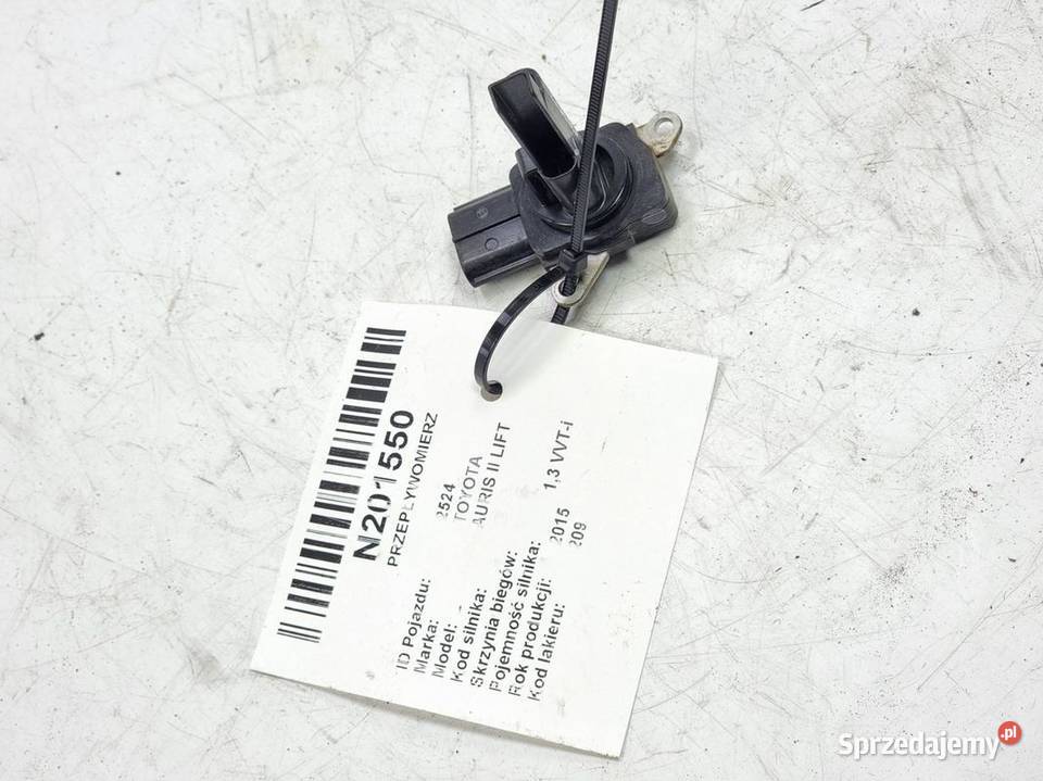 PRZEPŁYWOMIERZ TOYOTA AURIS II LIFT 222040V020 Lipno