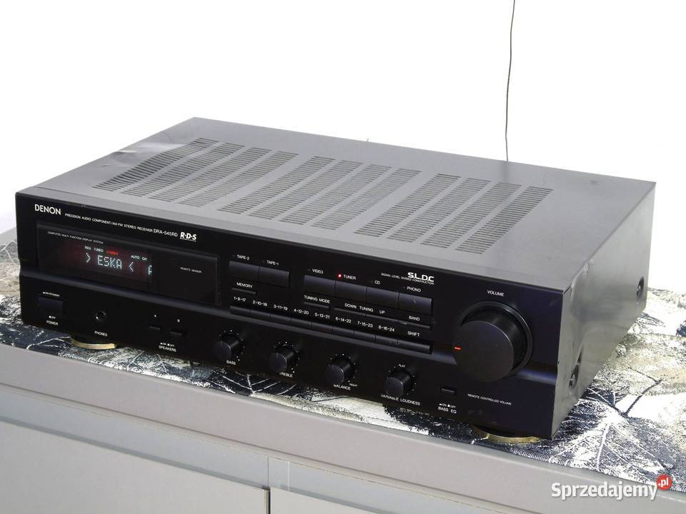 Amplituner Denon DRA545 RD sprawny DOSTAWA Jasło sprzedam