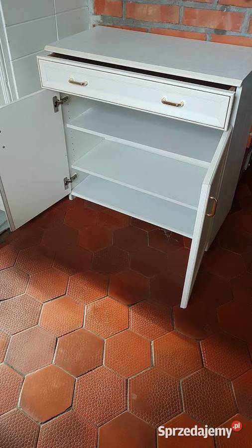 szafka biała z szufladą