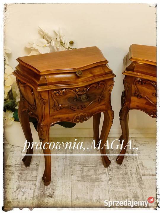 Stylowe szafki stoliki nocne brzuchatki ludwik Goleniów