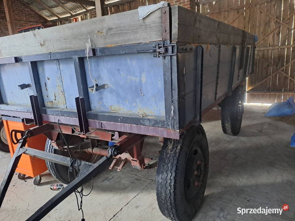 Przyczepa D35 sztywna nieuszkodzony Rolnictwo