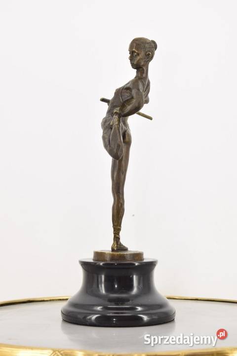 Zmysłowa Tancerka Baletnica Kobieta z Brązu Akt