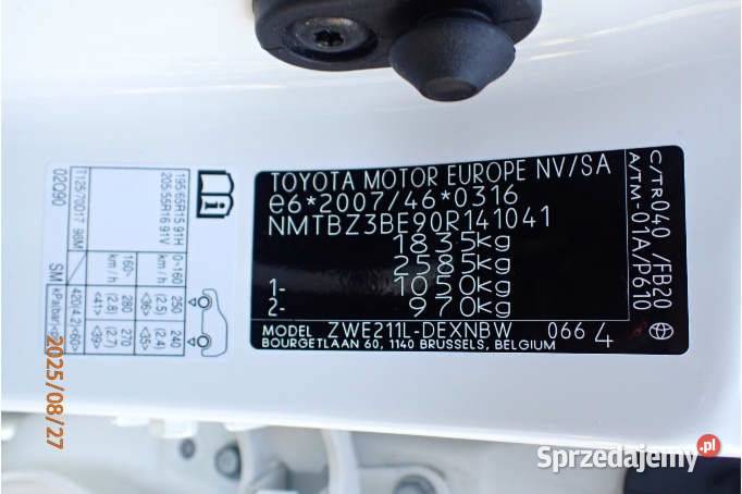 TOYOTA COROLLA 2022 179800 ccm 98 98KM Warszawa