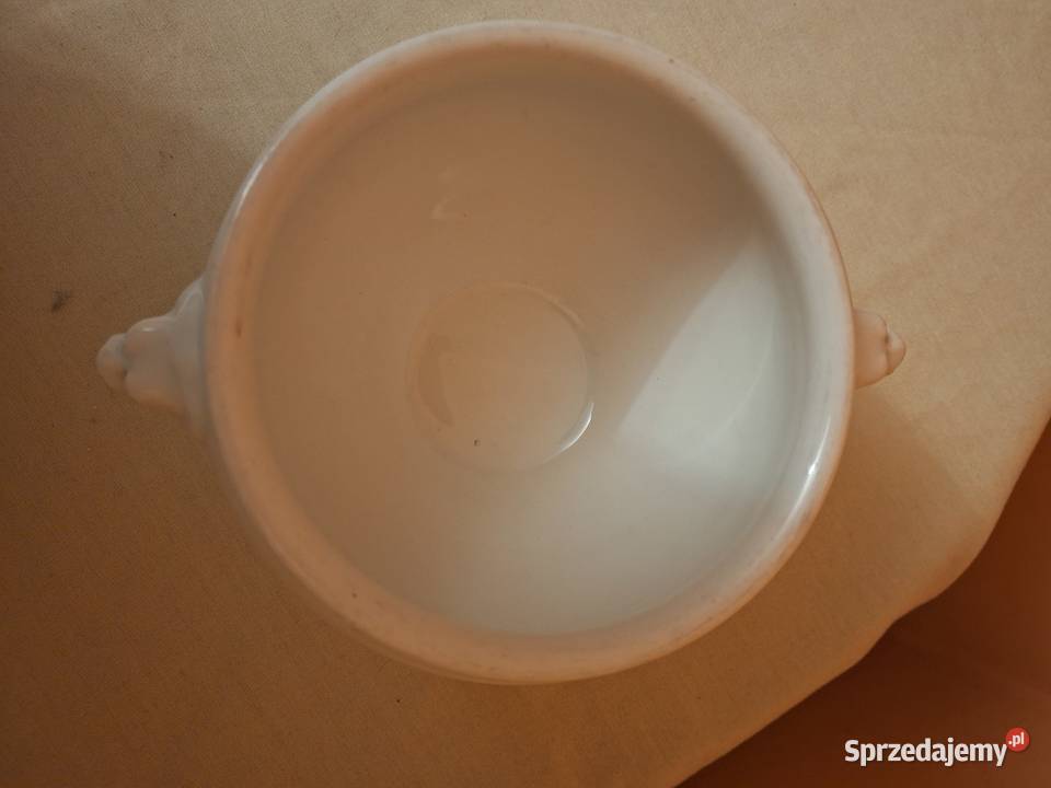 Biała waza porcelanowa Schnwald Szubin