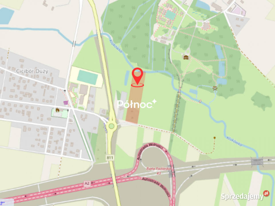 Działka budowlana z pozwoleniem na staw rzece Cicibór Duży