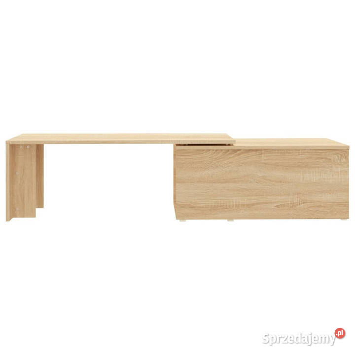 Stolik kawowy dąb sonoma 150x50x35 materiał mazowieckie