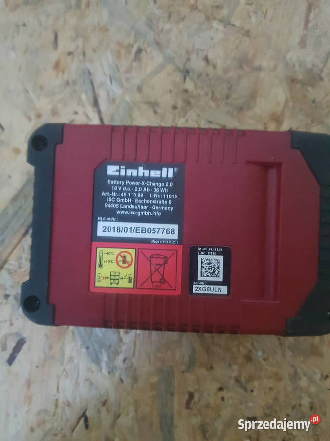 Akumulator 18 V Einhell 2 Ah x 1 PowerXChange Głogowa