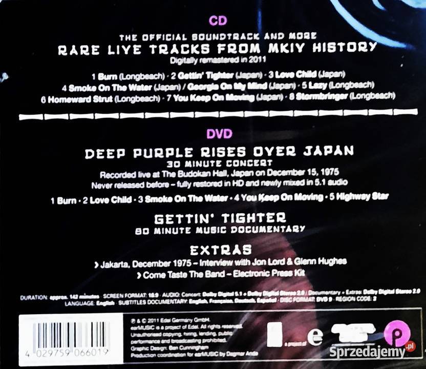 HD DVD Historyczny Koncert JIMI HENDRIX Live At Płyty i kasety kujawsko-pomorskie Bydgoszcz
