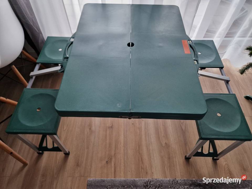 stolik turystyczny z krzesłami rozkładany Lublin