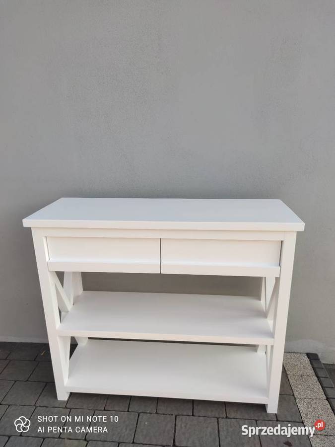 Konsola drewniana prowansalska 90cm Zduńska Wola
