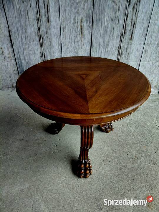 Stolik z nogami zakończonymi motywem łap 500 Byczyna