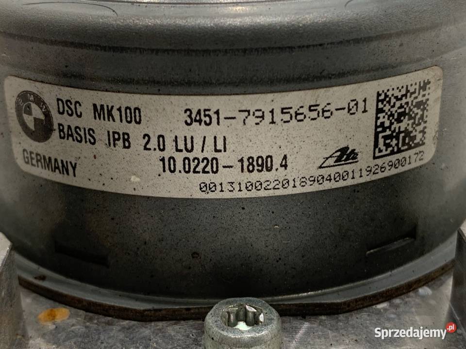POMPA ABS BMW F39 7915656 15 140 Układ ABS i ESP