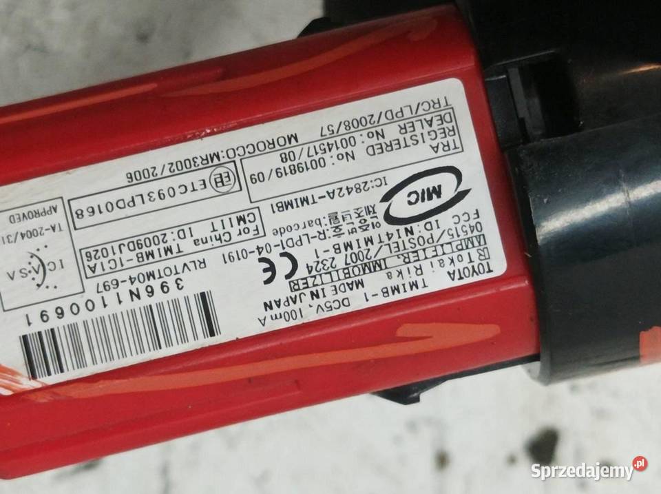 PRZEŁĄCZNIK START STOP 2009DJ1028 TMIMB1 Toyota świętokrzyskie