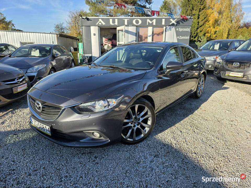 Mazda 6 ŚlicznaSuper wyposażonaWIELE grafitowy dolnośląskie