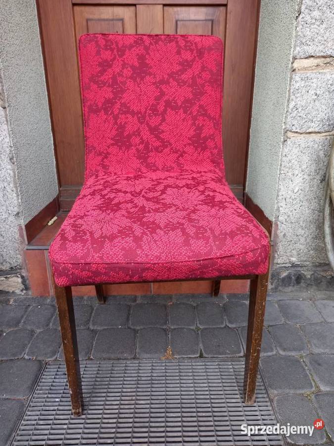 Krzesło Aga PRL vintage wielkopolskie